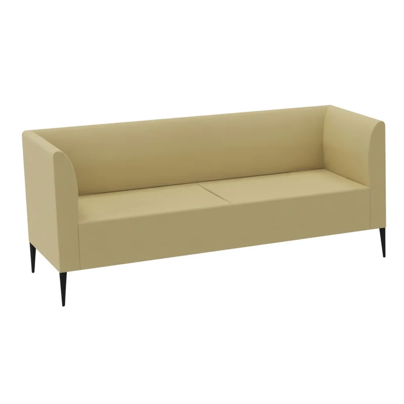 SMV Couzy Lounge-Sofa 3er | Loungesofa Brandschutzzertifiziert | schwer entflammbar nach DIN 66084 p-a / B1