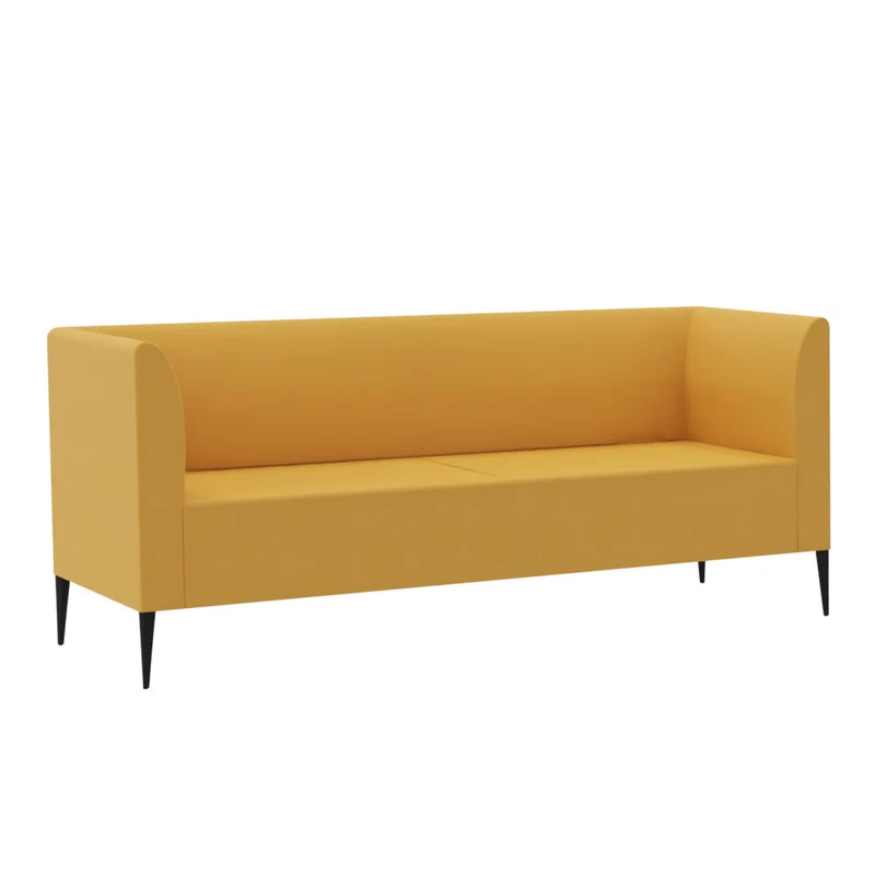 SMV Couzy Lounge-Sofa 3er | Loungesofa Brandschutzzertifiziert | schwer entflammbar nach DIN 66084 p-a / B1