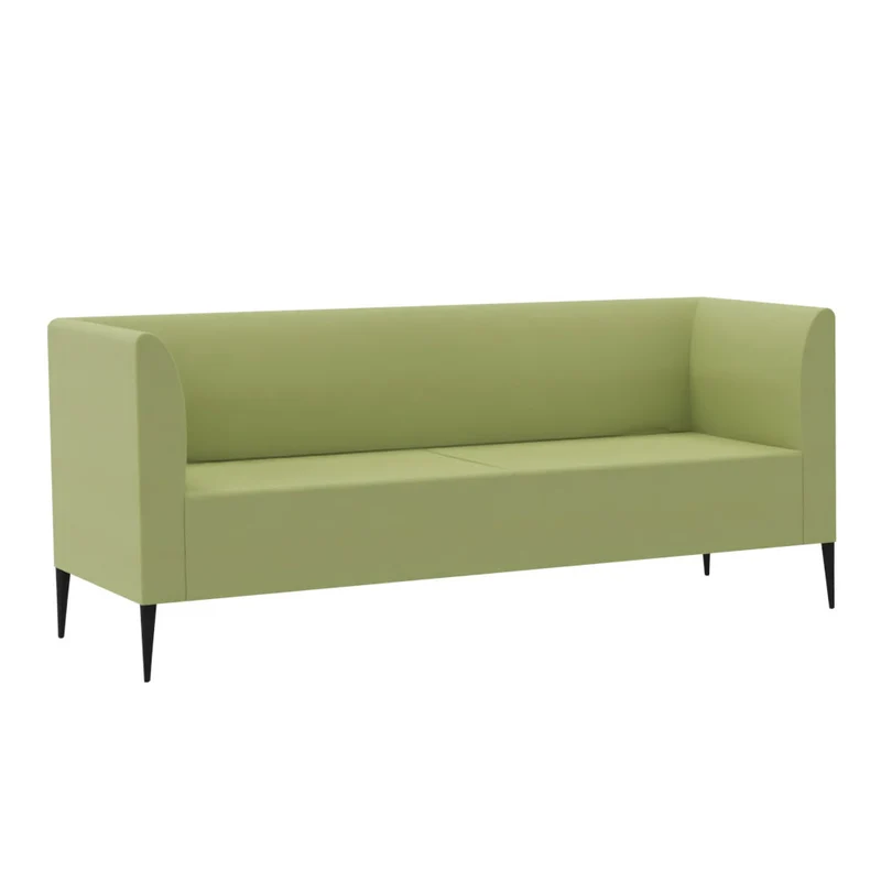 SMV Couzy Lounge-Sofa 3er | Loungesofa Brandschutzzertifiziert | schwer entflammbar nach DIN 66084 p-a / B1