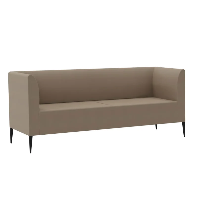 SMV Couzy Lounge-Sofa 3er | Loungesofa Brandschutzzertifiziert | schwer entflammbar nach DIN 66084 p-a / B1