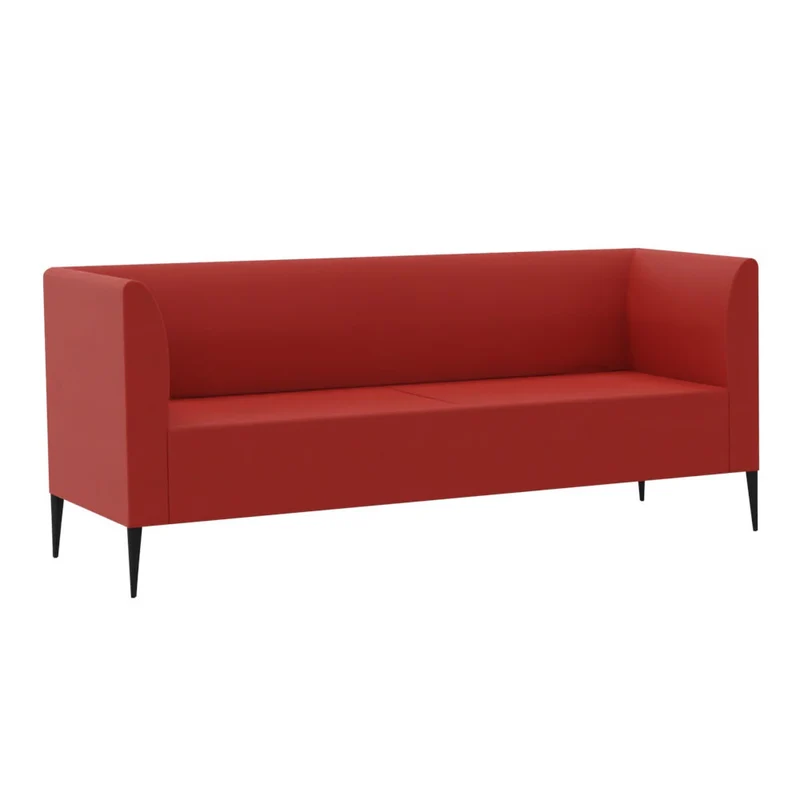 SMV Couzy Lounge-Sofa 3er | Loungesofa Brandschutzzertifiziert | schwer entflammbar nach DIN 66084 p-a / B1