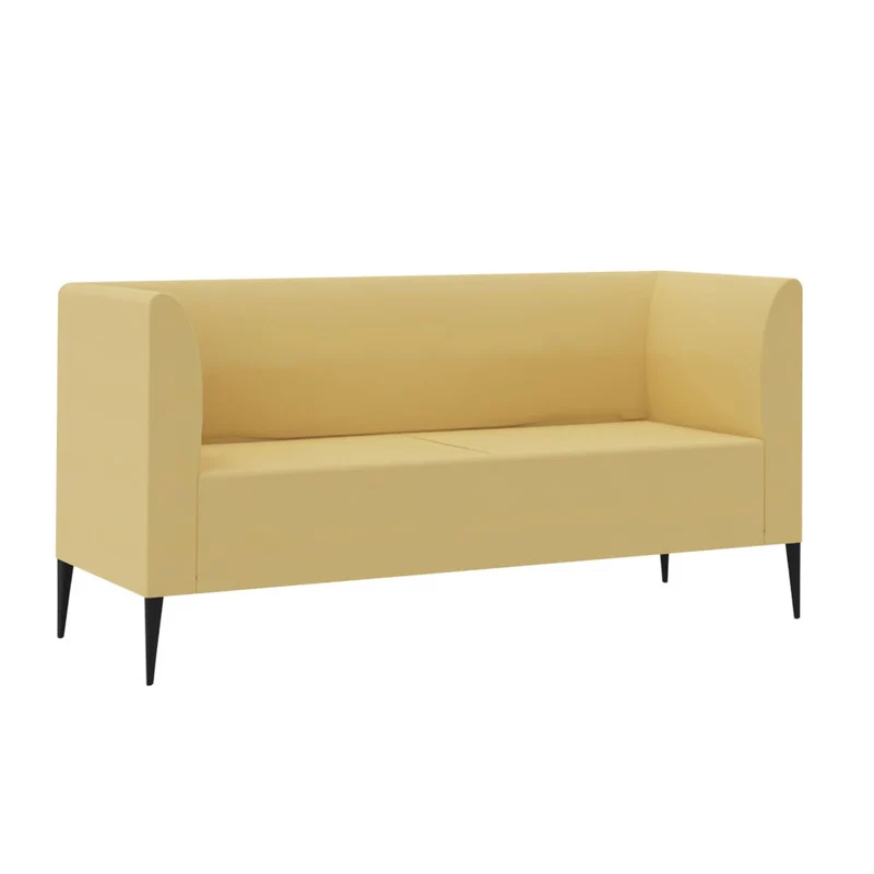SMV Couzy Lounge-Sofa 2er | Loungesofa Brandschutzzertifiziert | schwer entflammbar nach DIN 66084 p-a / B1