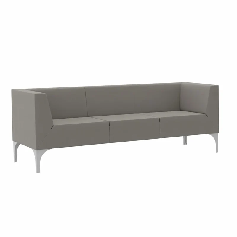 SMV Paralles Lounge Sofa 3er | Loungesofa Brandschutzzertifiziert | schwer entflammbar nach DIN 66084 p-a / B1