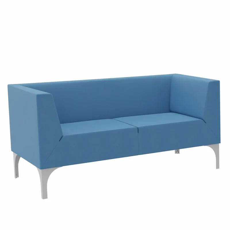 SMV Paralles Lounge Sofa 3er | Loungesofa Brandschutzzertifiziert | schwer entflammbar nach DIN 66084 p-a / B1