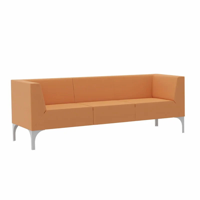 SMV Paralles Lounge Sofa 3er | Loungesofa Brandschutzzertifiziert | schwer entflammbar nach DIN 66084 p-a / B1