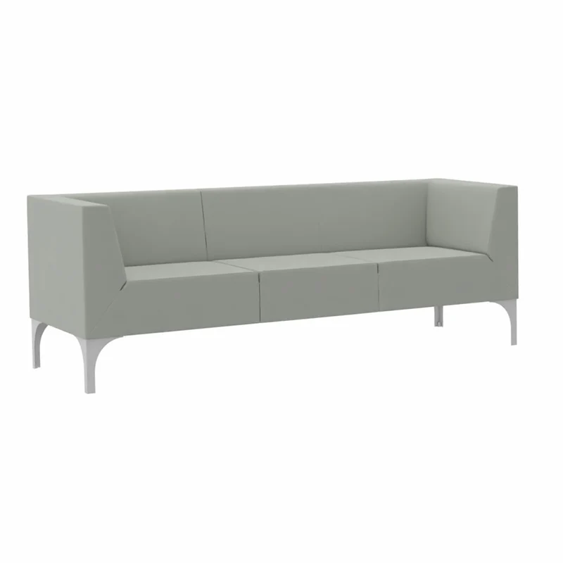 SMV Paralles Lounge Sofa 3er | Loungesofa Brandschutzzertifiziert | schwer entflammbar nach DIN 66084 p-a / B1