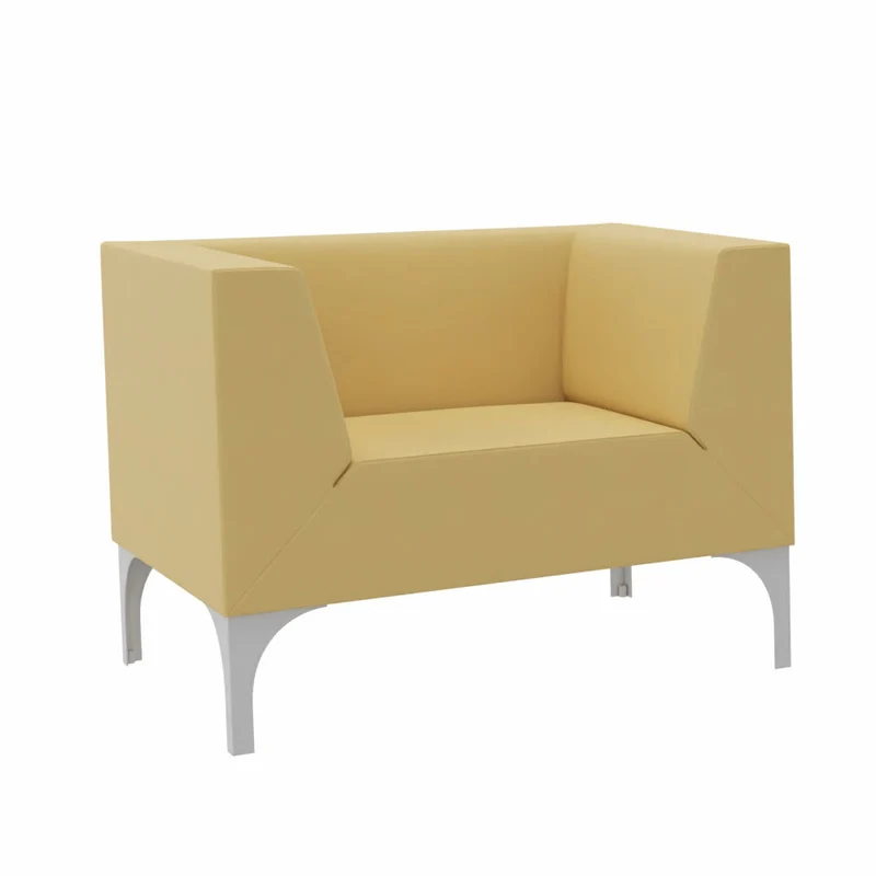 SMV Paralles Lounge-Sofa 1er | Lounge-Sessel Brandschutzzertifiziert | schwer entflammbar nach DIN 66084 p-a / B1