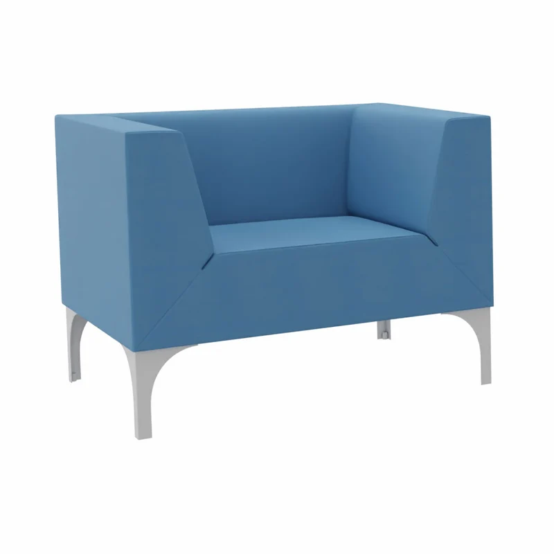 SMV Paralles Lounge-Sofa 1er | Lounge-Sessel Brandschutzzertifiziert | schwer entflammbar nach DIN 66084 p-a / B1