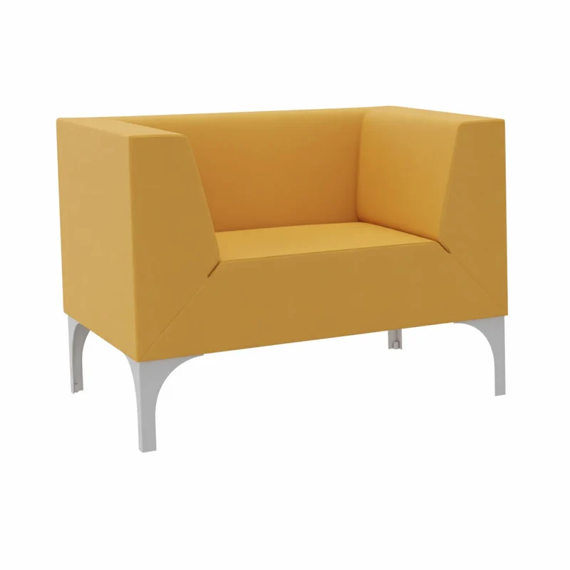 SMV Paralles Lounge-Sofa 1er | Lounge-Sessel Brandschutzzertifiziert | schwer entflammbar nach DIN 66084 p-a / B1