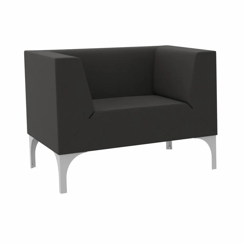 SMV Paralles Lounge-Sofa 1er | Lounge-Sessel Brandschutzzertifiziert | schwer entflammbar nach DIN 66084 p-a / B1