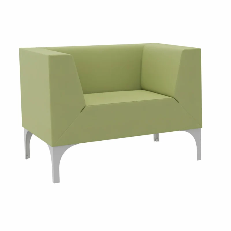 SMV Paralles Lounge-Sofa 1er | Lounge-Sessel Brandschutzzertifiziert | schwer entflammbar nach DIN 66084 p-a / B1