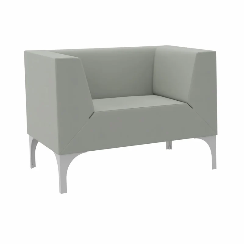 SMV Paralles Lounge-Sofa 1er | Lounge-Sessel Brandschutzzertifiziert | schwer entflammbar nach DIN 66084 p-a / B1