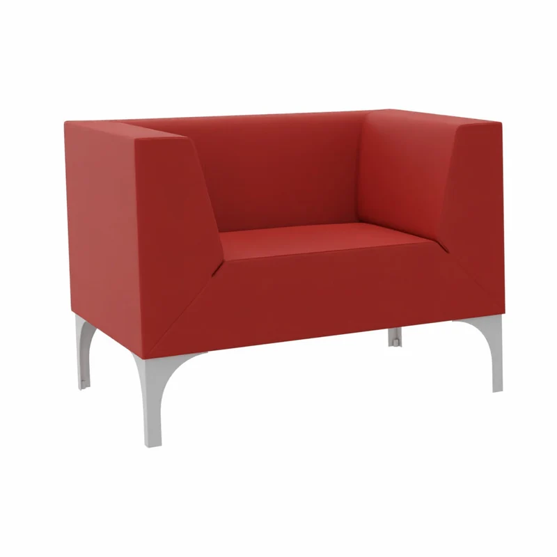 SMV Paralles Lounge-Sofa 1er | Lounge-Sessel Brandschutzzertifiziert | schwer entflammbar nach DIN 66084 p-a / B1