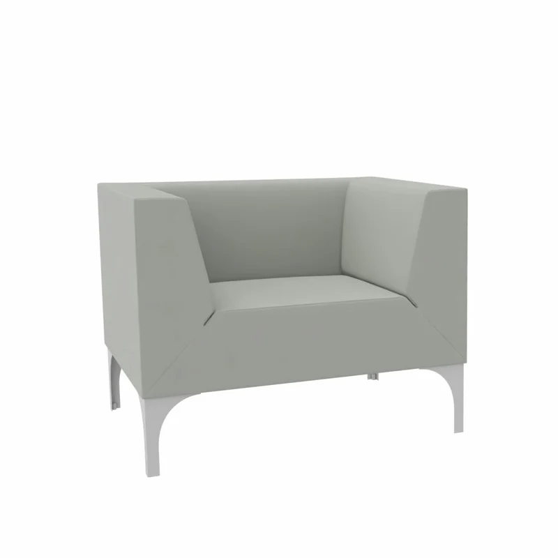 SMV Paralles Lounge-Sofa 1er | Lounge-Sessel Brandschutzzertifiziert | schwer entflammbar nach DIN 66084 p-a / B1