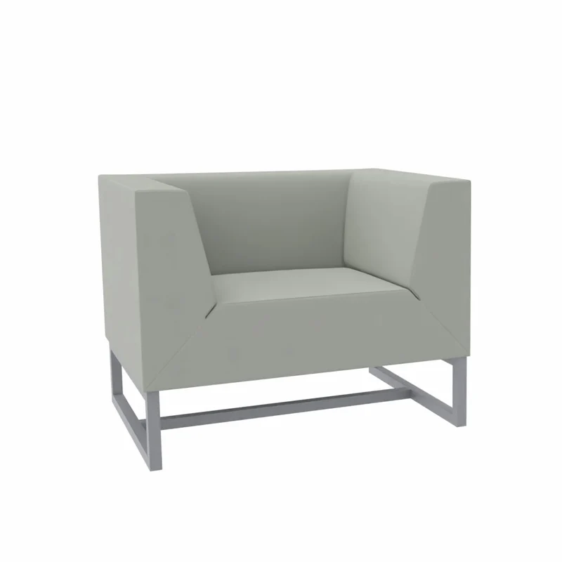 SMV Paralles Lounge-Sofa 1er | Lounge-Sessel Brandschutzzertifiziert | schwer entflammbar nach DIN 66084 p-a / B1