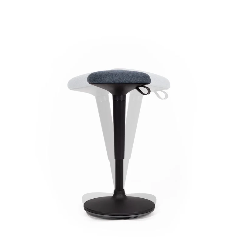 Lento sella flex Bürohocker | Sitz-Stehhilfe| Sitzhocker mit Schwingeffekt