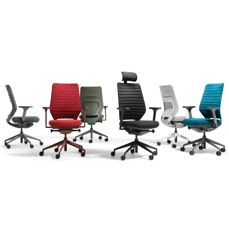 FM asiento Supersoft Bürostuhl - mit Kopfstütze