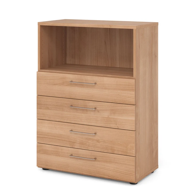 Hammerbacher Schubkasten-Schrank Serie 9, 3 OH, 4 Schübe, 1 Fach 80 x 110 x 40cm(B/H/T)