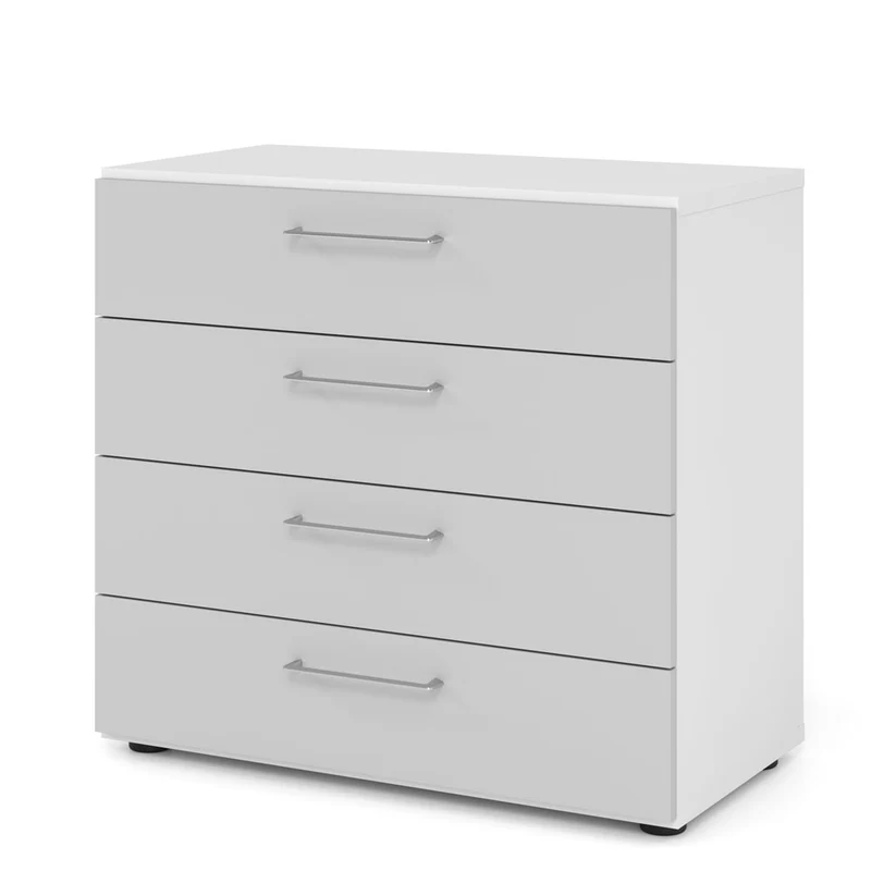 Hammerbacher Schubkasten-Schrank Serie 9, Schubladen 2 OH, 4 Schübe, 80 x 74,8 x 42cm(B/H/T)