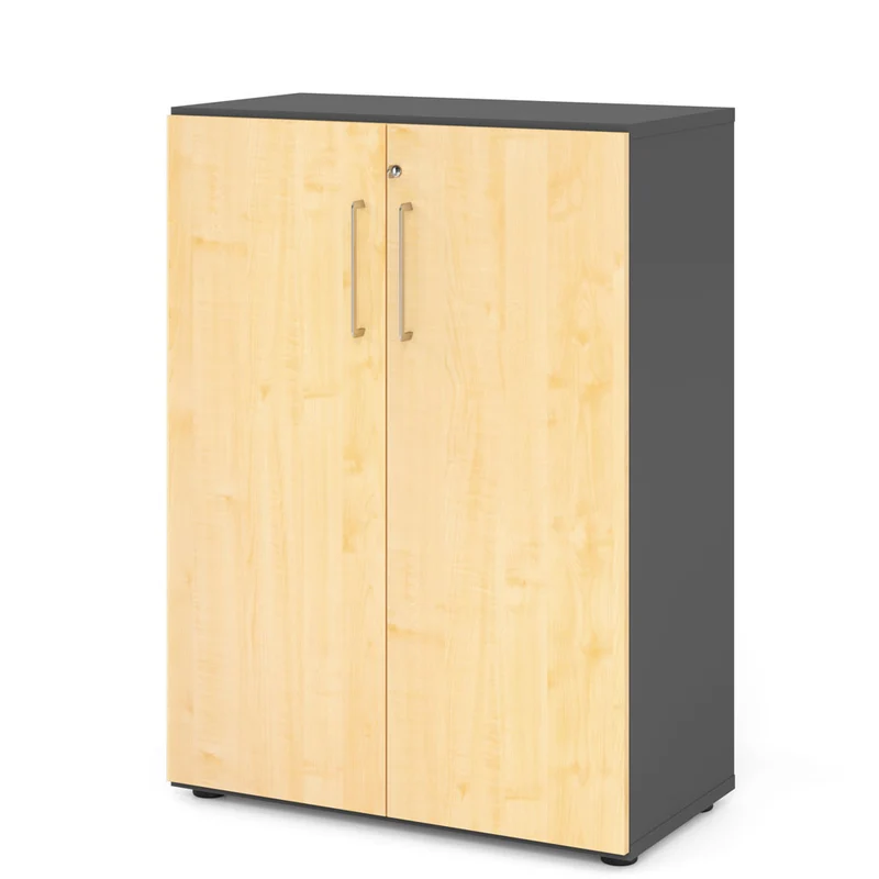 Hammerbacher Aktenschrank Serie 9, Büroschrank 3 OH, Abschließbar, 80 x 110 x 42cm(B/H/T)