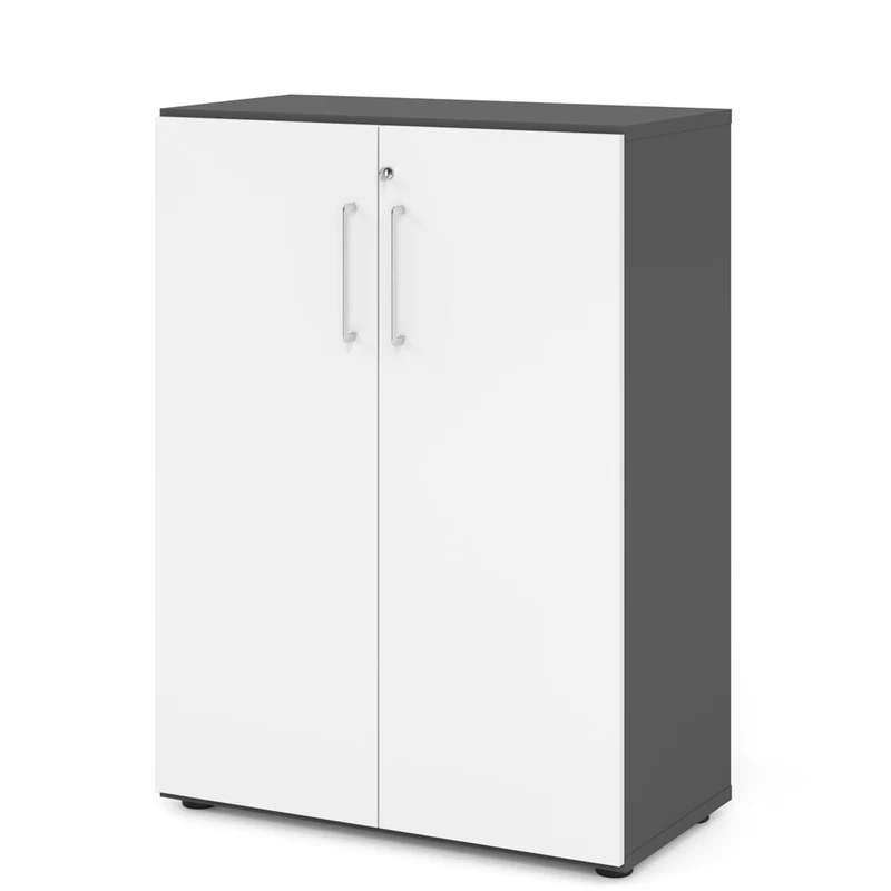 Hammerbacher Aktenschrank Serie 9, Büroschrank 3 OH, Abschließbar, 80 x 110 x 42cm(B/H/T)