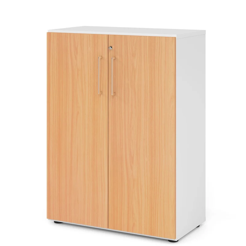 Hammerbacher Aktenschrank Serie 9, Büroschrank 3 OH, Abschließbar, 80 x 110 x 42cm(B/H/T)