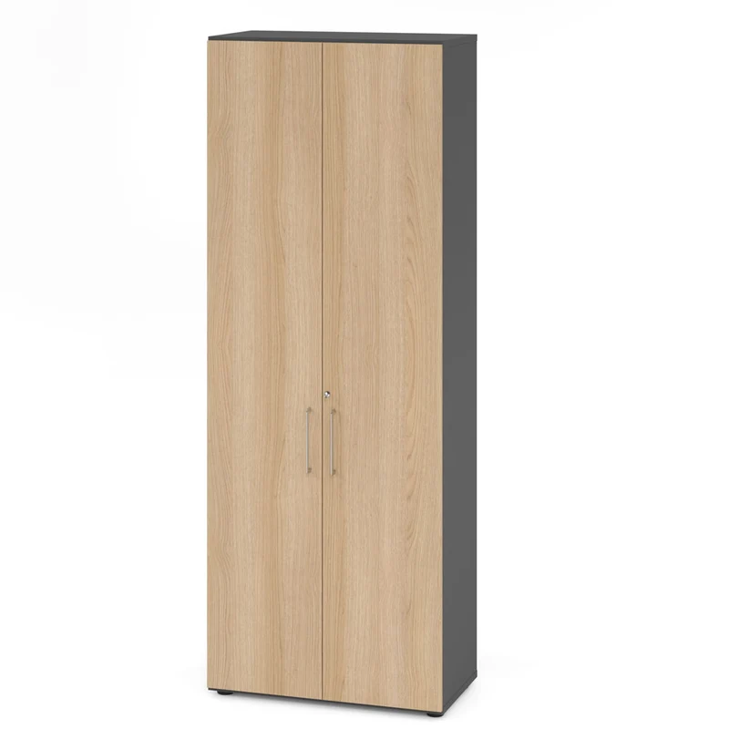 Hammerbacher Aktenschrank Serie 9, Büroschrank 6 OH, Abschließbar, 80 x 215,6 x 42cm(B/H/T)
