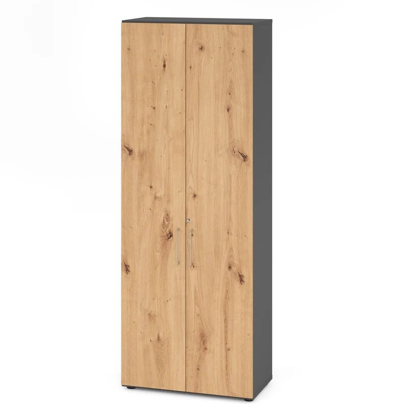 Hammerbacher Aktenschrank Serie 9, Büroschrank 6 OH, Abschließbar, 80 x 215,6 x 42cm(B/H/T)