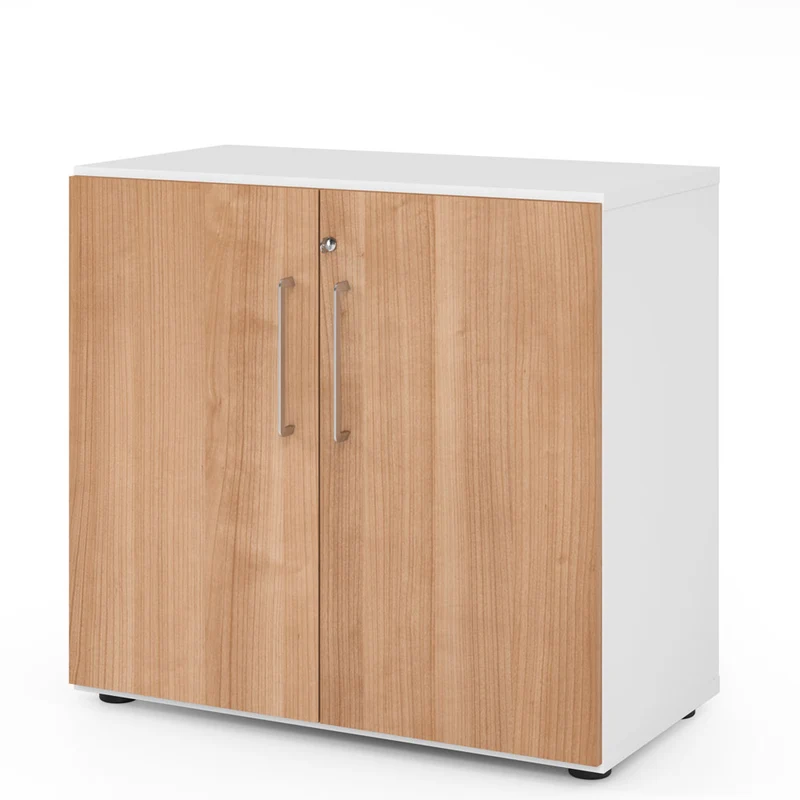 Hammerbacher Aktenschrank Serie 9, Büroschrank 2 OH, Abschließbar, 80 x 74,8 x 42cm(B/H/T)