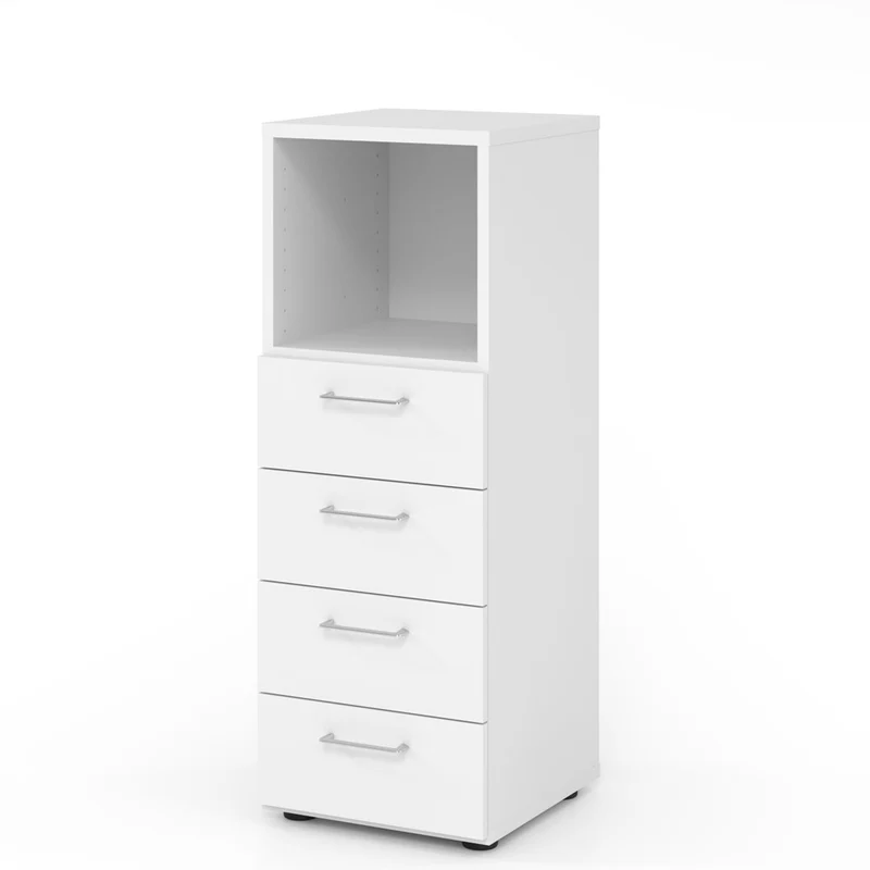 Hammerbacher Schubkasten-Schrank Serie 9, 3 OH, 4 Schübe, 1 Fach 44 x 110 x 42cm(B/H/T)