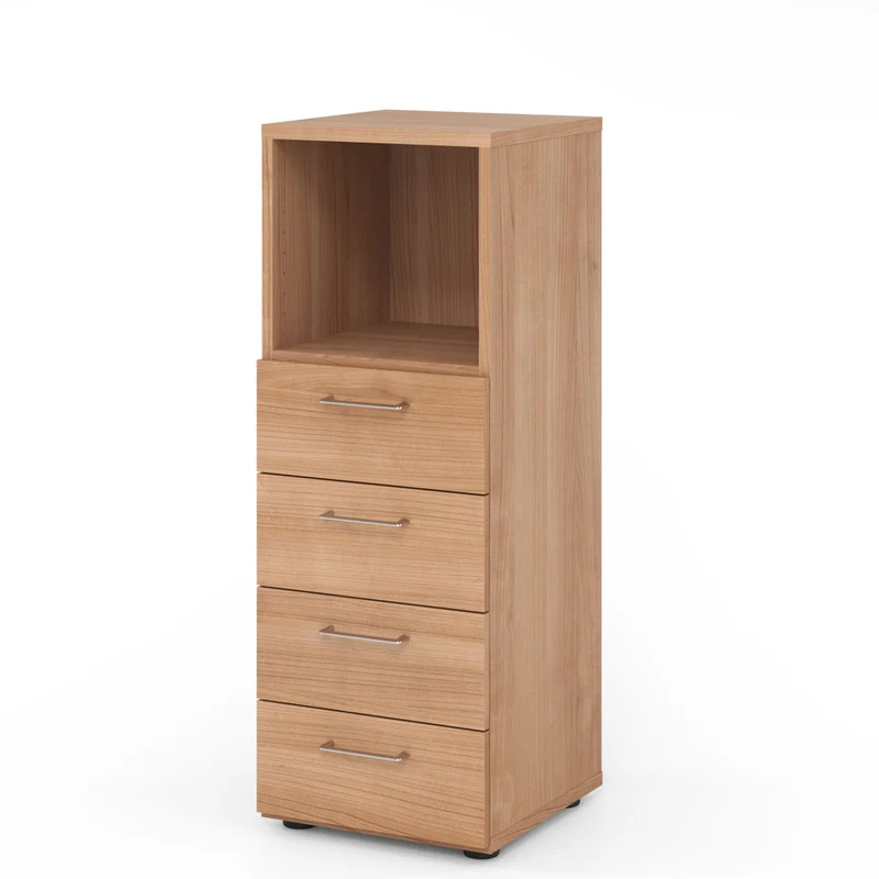 Hammerbacher Schubkasten-Schrank Serie 9, 3 OH, 4 Schübe, 1 Fach 44 x 110 x 42cm(B/H/T)
