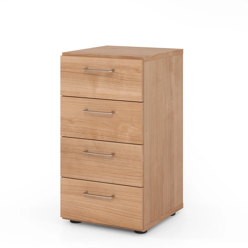 Hammerbacher Kommode Serie 9, Schaubladenschrank 2 OH, 4 Schübe, 40 x 74,8 x 42cm(B/H/T)