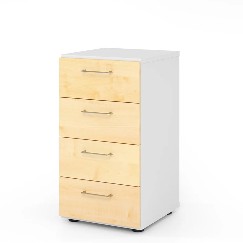 Hammerbacher Kommode Serie 9, Schaubladenschrank 2 OH, 4 Schübe, 40 x 74,8 x 42cm(B/H/T)