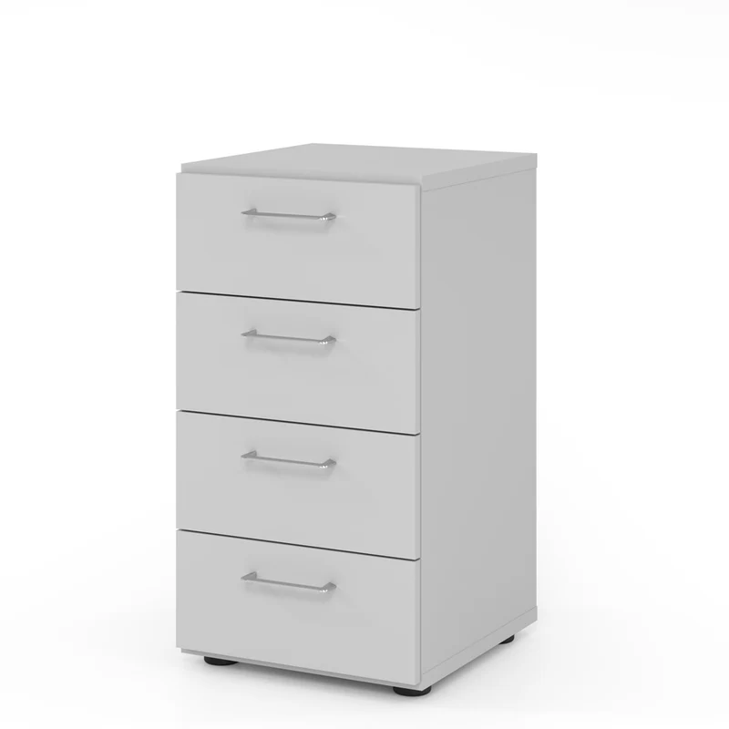 Hammerbacher Kommode Serie 9, Schaubladenschrank 2 OH, 4 Schübe, 40 x 74,8 x 42cm(B/H/T)
