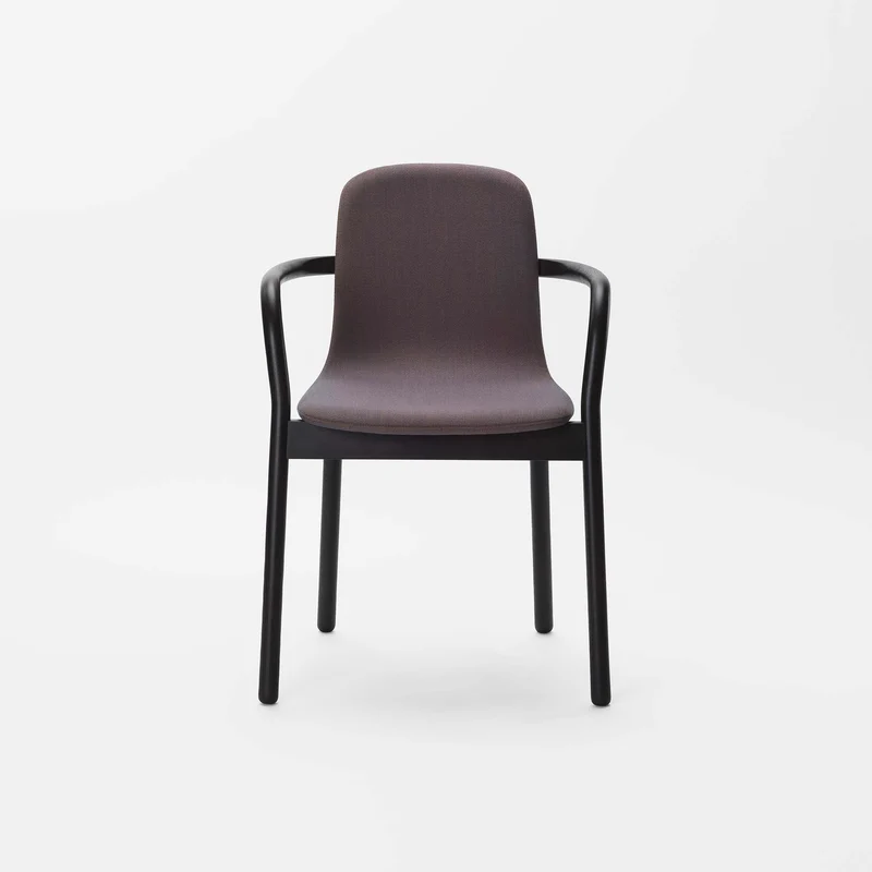 HUG ARMCHAIR Gebeizte Esche Wenge Braun