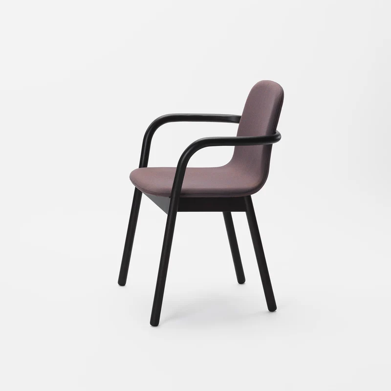 HUG ARMCHAIR Gebeizte Esche Wenge Braun