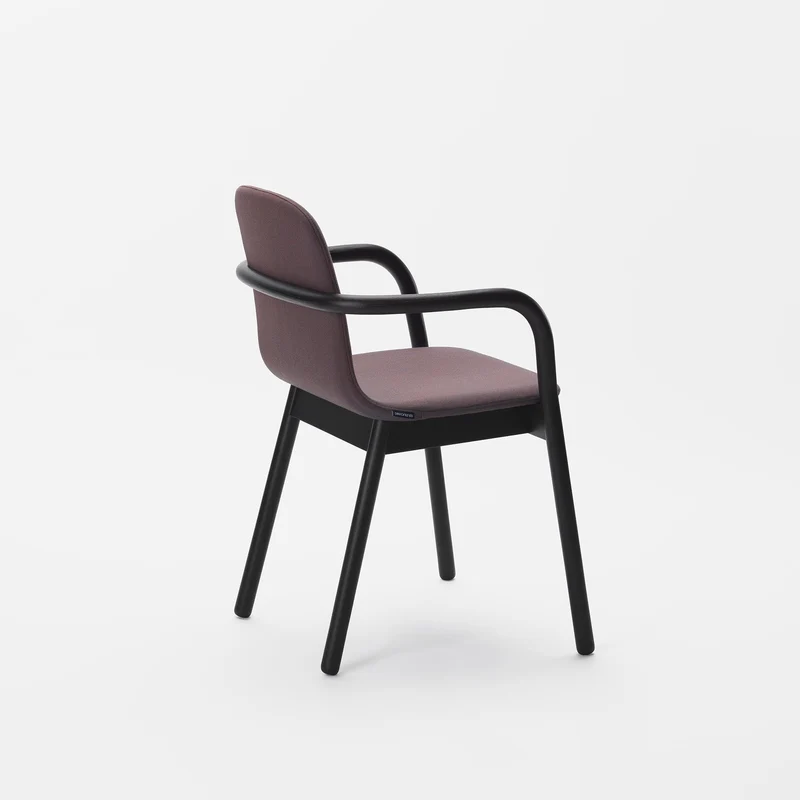 HUG ARMCHAIR Gebeizte Esche Wenge Braun