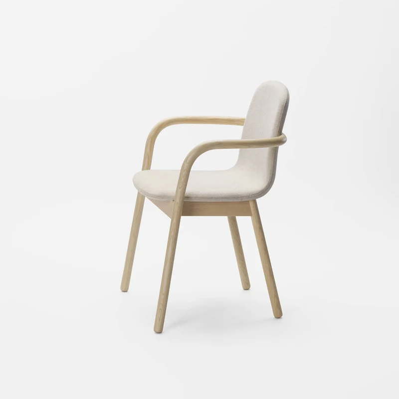 HUG ARMCHAIR Natur-Esche-Beige