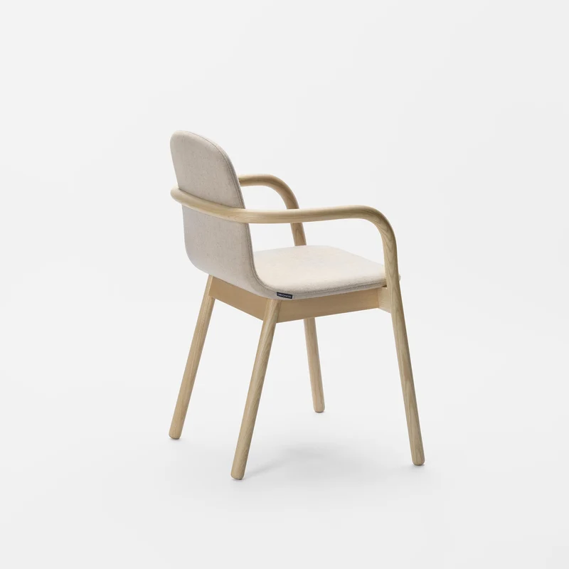 HUG ARMCHAIR Natur-Esche-Beige