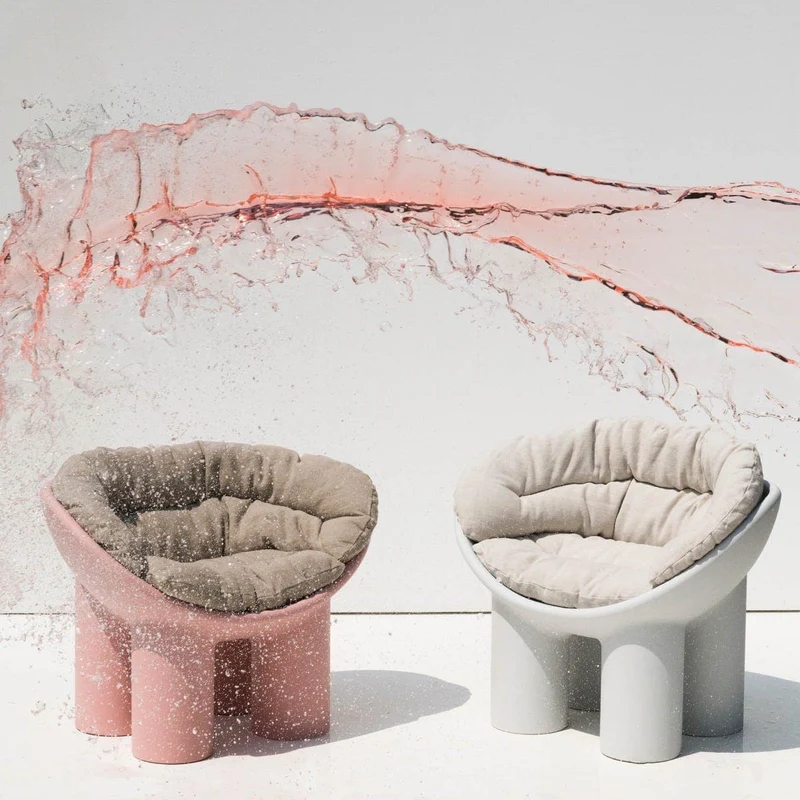 READY TO SHIP Armchair ROLY POLY by Faye Toogood for Driade