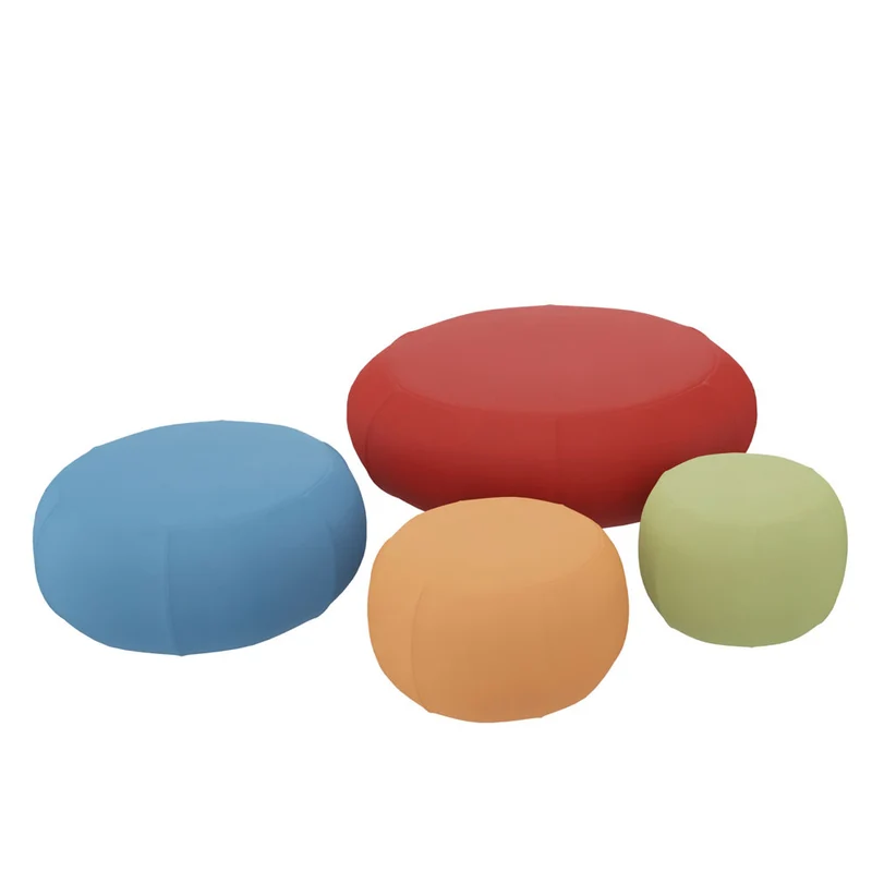 SMV Strew Hocker | Lounge Pouf | Sitzhocker Brandschutzzertifiziert | schwer entflammbar nach DIN 66084 p-a | B1
