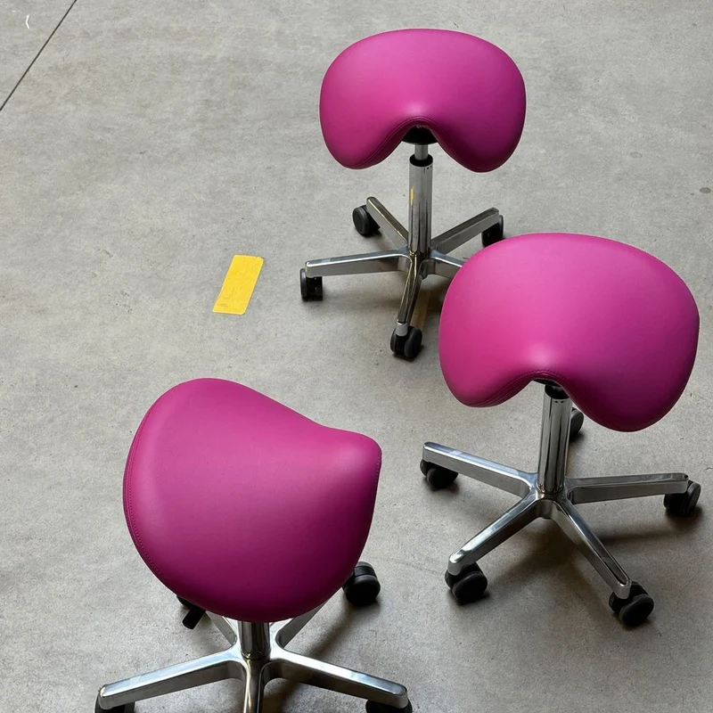 lento Sella Rollhocker - Ergonomischer Sattelhocker - Sattelsitz - Textilleder