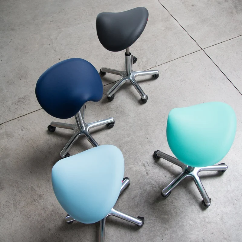 lento Sella Rollhocker - Ergonomischer Sattelhocker - Sattelsitz - Textilleder
