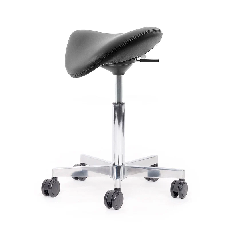 lento Sella Rollhocker - Ergonomischer Sattelhocker - Sattelsitz - Textilleder