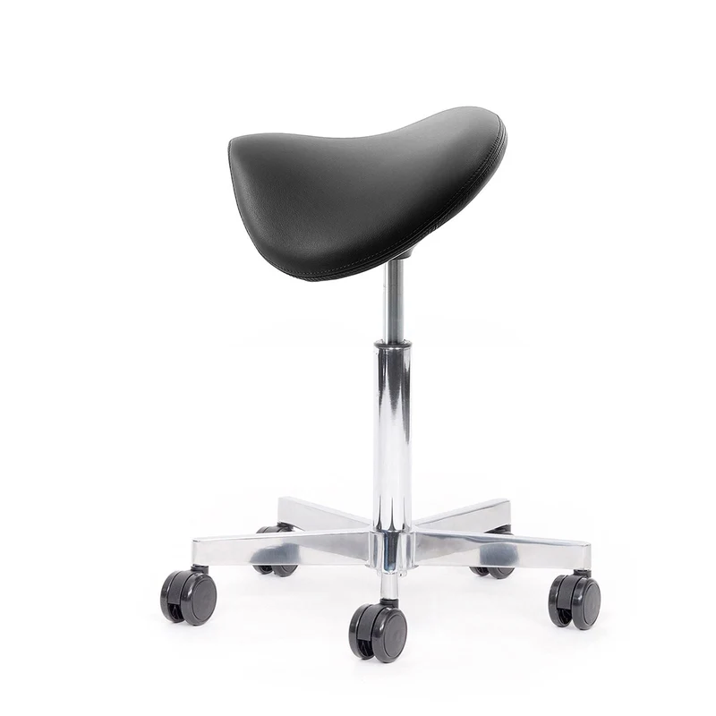 lento Sella Rollhocker - Ergonomischer Sattelhocker - Sattelsitz - Textilleder