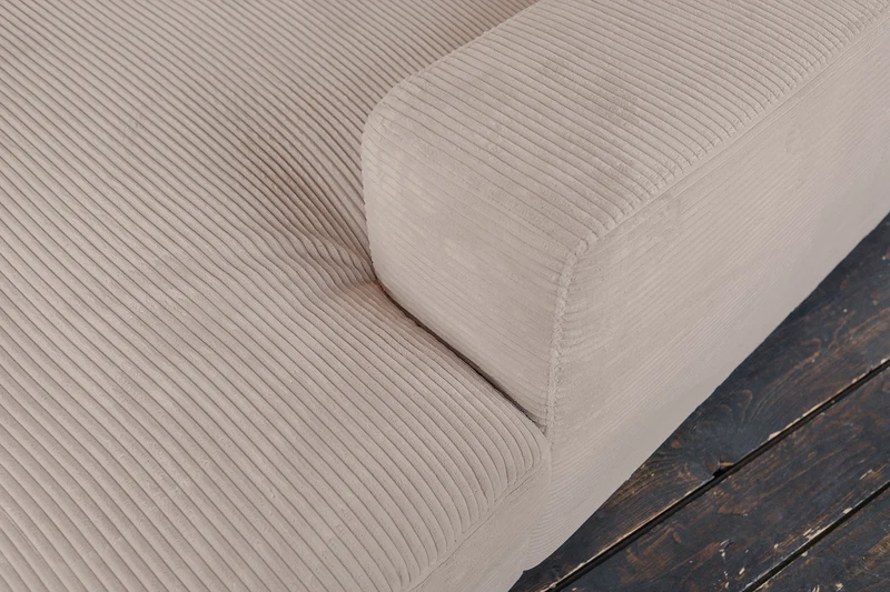 KAWOLA Big Sofa MADELINE Cord taupe