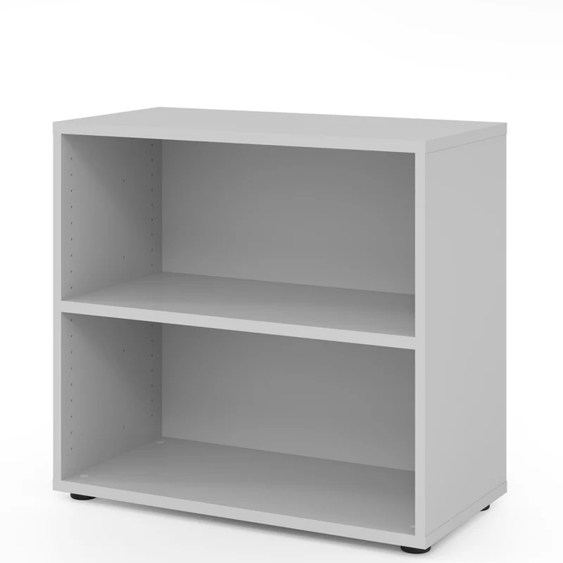 Hammerbacher Aktenregal Serie 9, Holz, 2 Ordnerhöhen, 80 x 75 x 40cm (B/H/T)