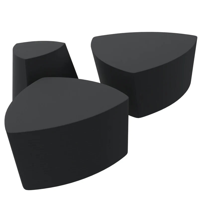 Kensho Stool von Kastel – Design-Polsterhocker & Pouf mobil für moderne Kommunikationszonen
