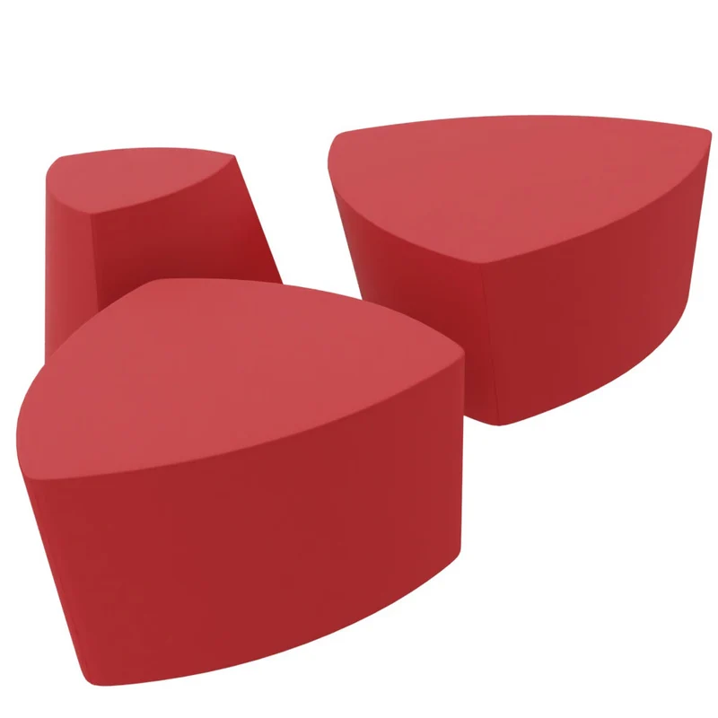 Kensho Stool von Kastel – Design-Polsterhocker & Pouf mobil für moderne Kommunikationszonen