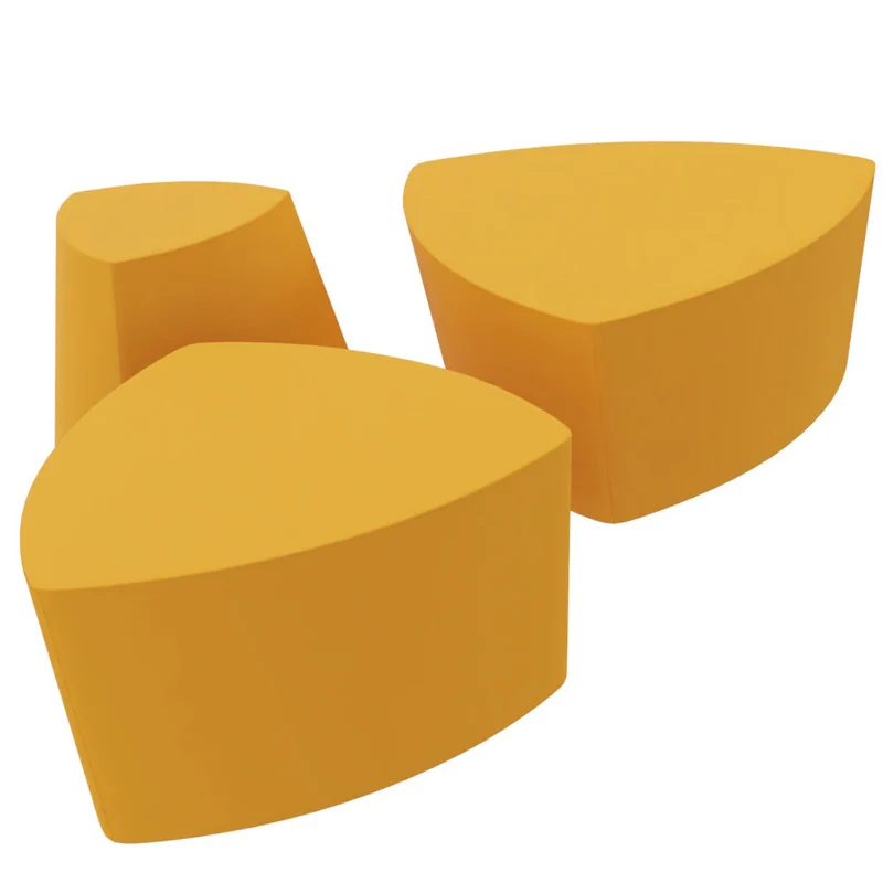 Kensho Stool von Kastel – Design-Polsterhocker & Pouf mobil für moderne Kommunikationszonen